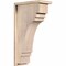 Ekena Millwork Pescadero Smooth Corbel w/Backplate, Douglas Fir, 7 1/2"W x 14"D x 26"H COR08X14X26PEC01SDF - alternate 1